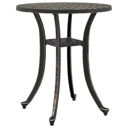  Hagebord bronse Ø48x53 cm støpt aluminium 4002823