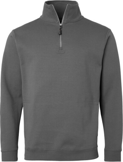 Top Swede Sweatshirt Zip 0102 Grå L Top Swede Sweatshirt Zip 0102 Grå L