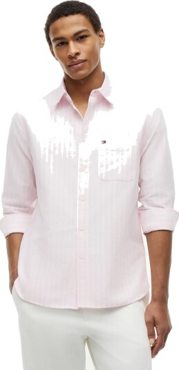 Tommy Hilfiger Heritage Oxford Seasonal Stp Pink M Tommy Hilfiger Heritage Oxford Seasonal Stp Pink M