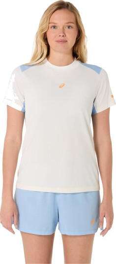 ASICS Padel Court Padel T skjorte Dame Hvit XS