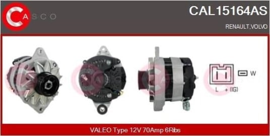 Dynamo CASCO CAL15164AS Dynamo CASCO CAL15164AS