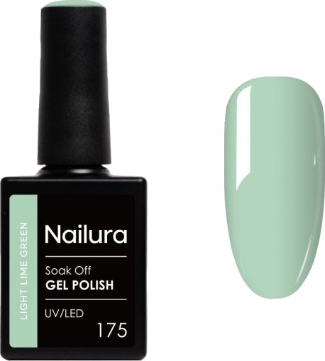 Nailura Gelpolish 175 – Lys limegrønn – 10 ml