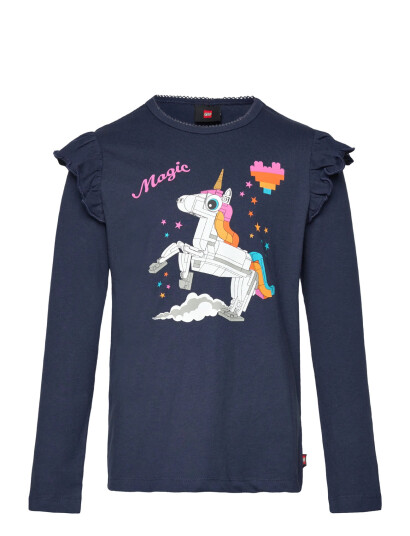 LEGO kidswear Lwtaja 700 T Shirt L/S Navy 140 LEGO kidswear Lwtaja 700 T Shirt L/S Navy 140