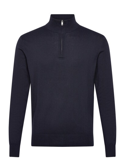 Hackett London Cotton Cash Hzip Navy XXL