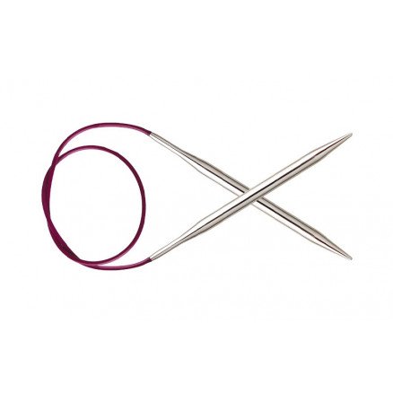 KnitPro Nova Metal Rundpinner Messing 80cm 6,50mm / 31.5in US10Â½