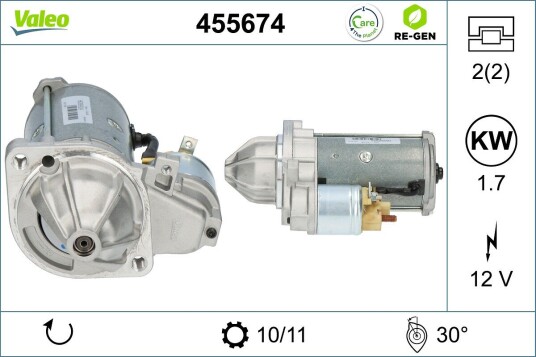 Starter VALEO 455674