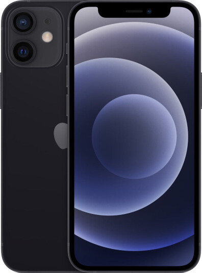 Apple iPhone 12 Mini 64GB Svart 5G med AMOLED Skjerm