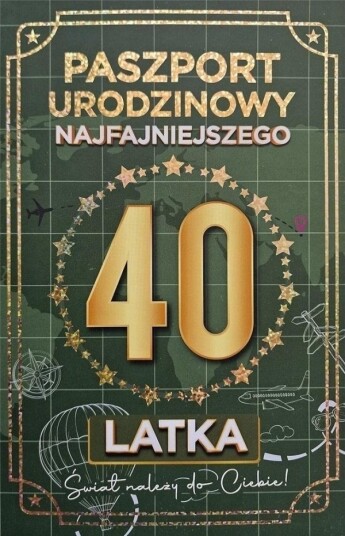 Bursdagspass 40 Nytt Herrepass