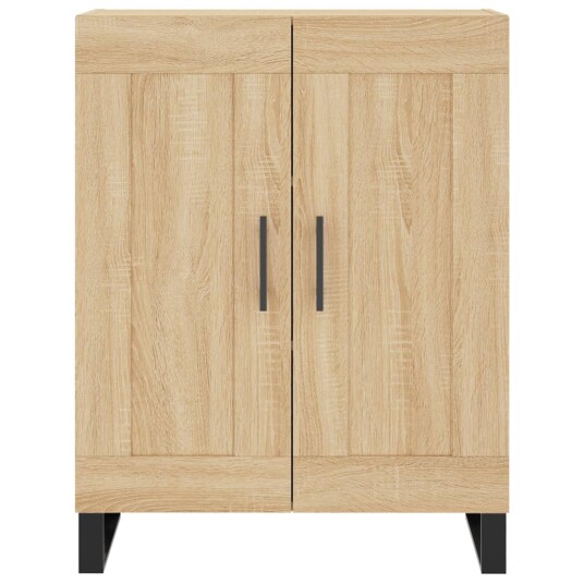vidaXL Skjenk sonoma eik 69,5x34x90 cm konstruert tre