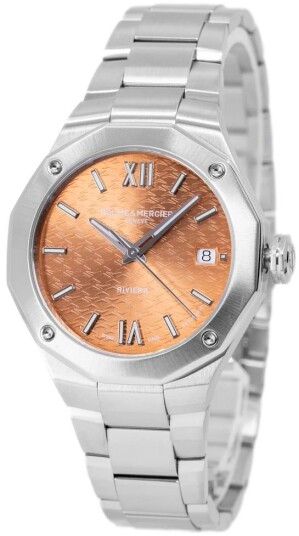 Baume & Mercier Dameklokke M0A10764 Rosegullfarget/Stål Ø36 mm