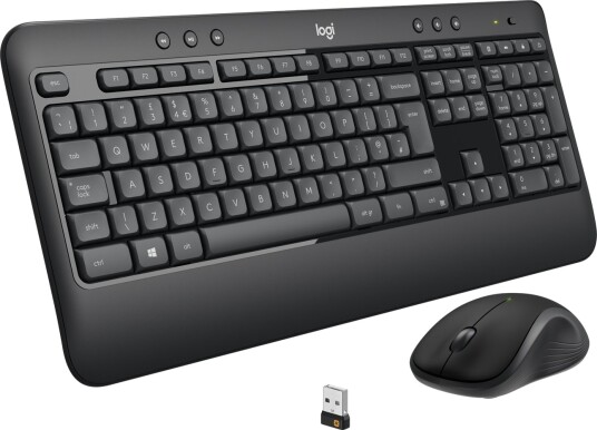 Logitech MK540 Tastatur og mus, trådløs