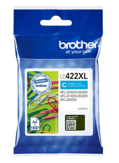 Brother LC422XL blekkpatron (cyan)
