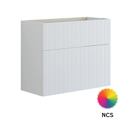 Dansani Inzo Riflet Servantskap Slim 2 Skuff B60 80xh64xd35cm NCS Farge / 80cm