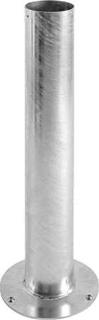 Mast Ø133mm Højde 800Mm Cylindrisk F/Påboltning. Diameter Påboltningsfod Ø270mm.