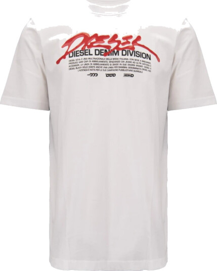 Diesel T Just 250217 Off Maglietta   White   M
