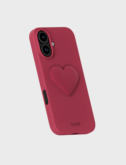 Holdit Silicone Sticker Heart - Burgundy - ONE SIZE