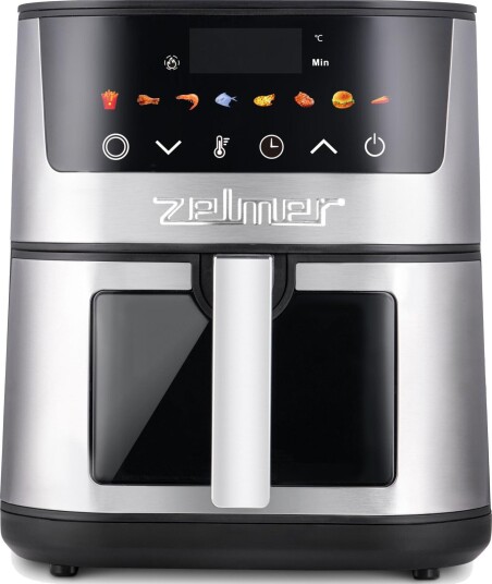 Zelmer ZAF5000 Airfryer - 5L, 1400W, 8 programmer - Svart