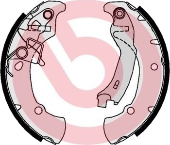 BREMBO S 16 516 Bremsesko sett