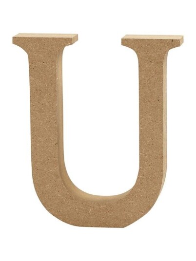 Creativ Company Letter U MDF 13cm 1pc. Creativ Company Letter U MDF 13cm 1pc.