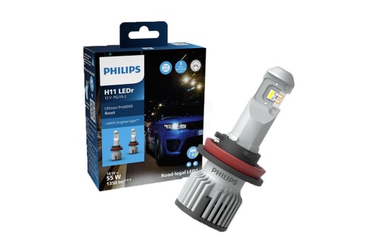 Philips Ultinon Boost H11 godkjente Ledpærer
