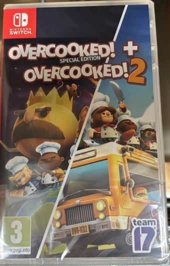 Overcooked + Overcooked 2 Double Pack Switch Overcooked + Overcooked 2 Double Pack Switch