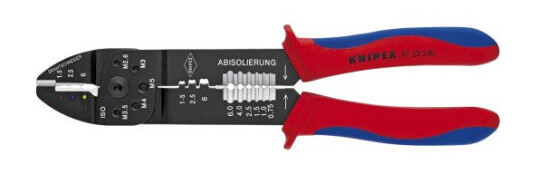 Knipex 240 mm Krympetang for Kabelsko - Presstang med Stålhåndtak Knipex 240 mm Krympetang for Kabelsko - Presstang med Stålhåndtak