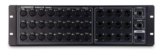 Allen & Heath A&h; Gld-Ar2412 Audio Rack Svart Med Xlr-Lås