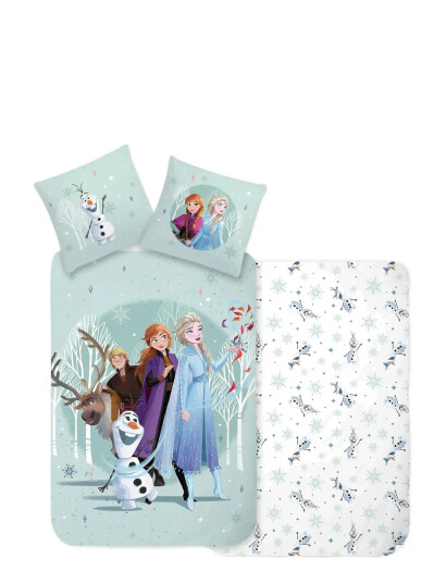 BrandMac Bed Linen Senior Frozen 4204   140X200 70X90 Cm   Blue   140X200.70X90CM