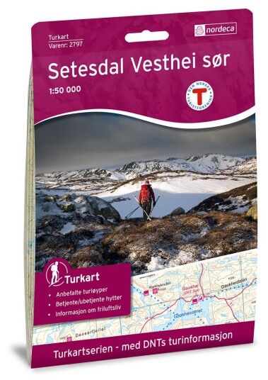 Nordeca Setesdal Vesthei Sør 1:50 000 Turkart Nordeca Setesdal Vesthei Sør 1:50 000 Turkart