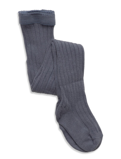 mp Denmark Cotton Rib Tights Blue 56/62 mp Denmark Cotton Rib Tights Blue 56/62