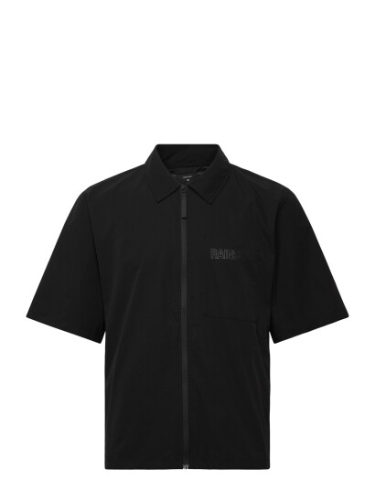 Rains Mito Short Sleeve Shirt Black XL Rains Mito Short Sleeve Shirt Black XL