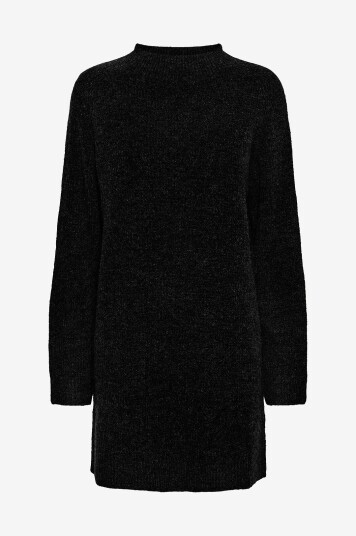 pieces   Kjole pcNemesio LS Mock Neck Knit Dress B   Svart
