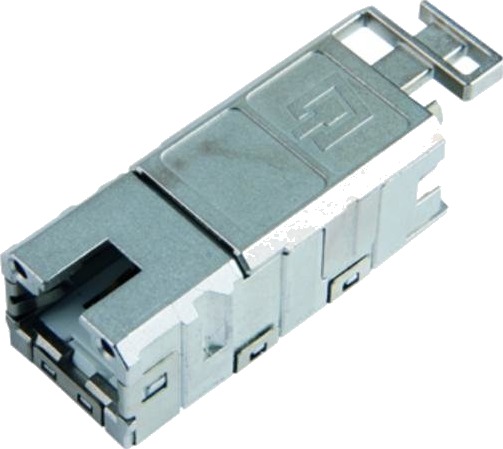 Telegärtner J80029a0000 Rj 45 Metallisk Zink Nikkel/Gull 1 A 15,6 X 44,5 X 13,2 Mm Telegärtner J80029a0000 Rj 45 Metallisk Zink Nikkel/Gull 1 A 15,6 X 44,5 X 13,2 Mm