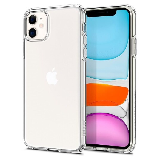 Apple Spigen iPhone 11 Deksel Liquid Crystal Crystal Clear Apple Spigen iPhone 11 Deksel Liquid Crystal Crystal Clear