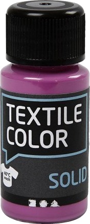Diverse Textile Solid dekkende fuchsia 50 ml 1 flaske
