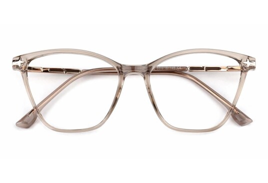 Eo Selection Damebriller Mystic fra eo Selection Brun Plast,Metall cateye Medium