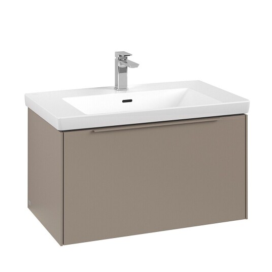 Villeroy & Boch  Subway 3.0 Servantskap m/1 skuff 772x429x478 mm Taupe Matt
