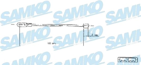 SAMKO C0578B Tautrekk håndbremse