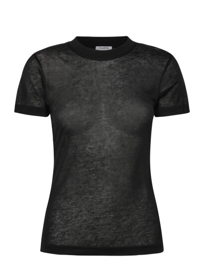 Filippa K Lyocell Cashmere Tee Black L