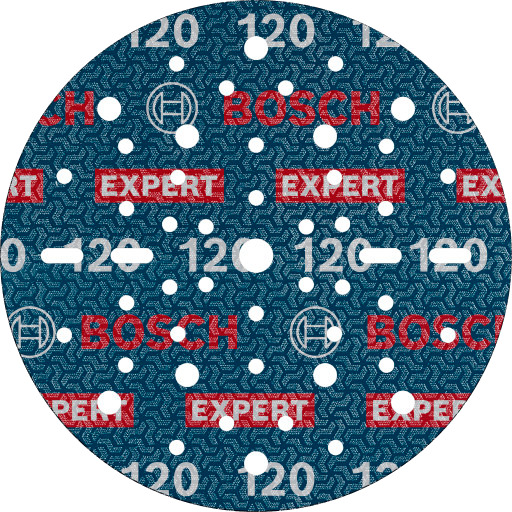 Bosch Ø150 mm Slipeplater K120, 50 stk, Elektroverktøy Tilbehør