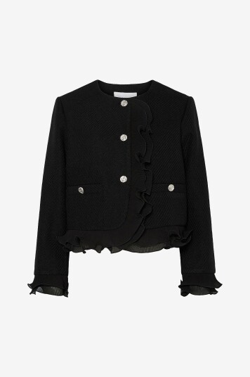 Yas Jakke Yasfrino LS Jacket Svart