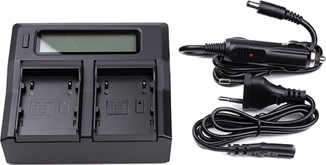Extra Digital Lader til Canon BP-A30, Dual