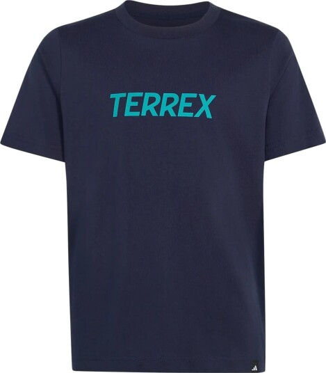 adidas Terrex K Mt Logo Tee Navy 140