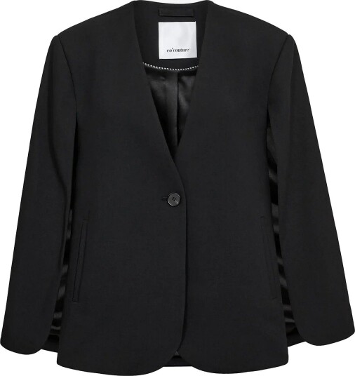 Co" Couture Volacc Cape Button Blazer BLACK XS