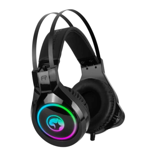 Gaming headset with microphone - black Gaming headset with microphone - black