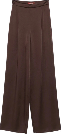 Max Mara Studio Dame Bukser Brun M, Max Mara Studio Dame Bukser Brun M,