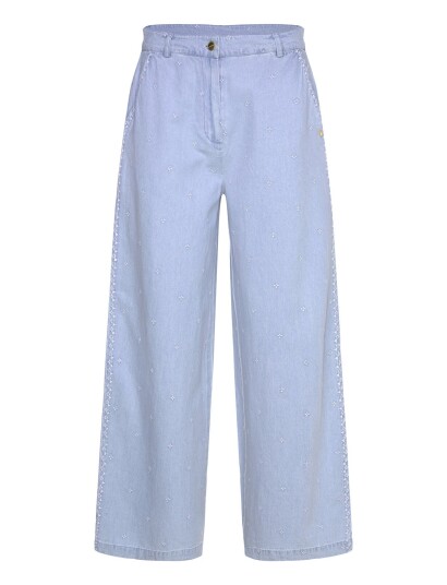 Coster Copenhagen Denim Pants With Embroidery   Petra   Blue   42