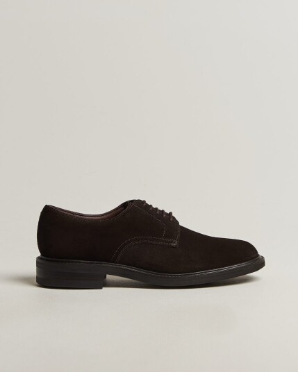 Loake Shoemakers Barbican Suede Derby Dark Brown Loake Shoemakers Barbican Suede Derby Dark Brown