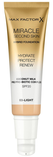 Max Factor Miracle Second Skin Foundation 03 Light