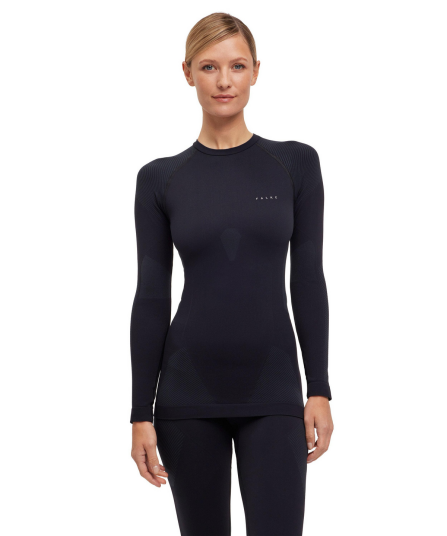 Falke Women's Long Sleeve Shirt Warm Black S